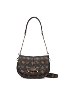 Torebka Guess Carrie Logo HWGP98 98200 Brązowy ze sklepu eobuwie.pl w kategorii Listonoszki - zdjęcie 187689553