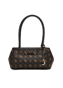 Torebka Guess Carrie Logo HWGP98 98080 Brązowy ze sklepu eobuwie.pl w kategorii Listonoszki - zdjęcie 187689564