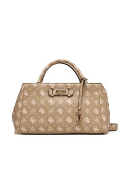 Torebka Guess Carrie Logo HWGP98 98060 Beżowy ze sklepu eobuwie.pl w kategorii Kuferki - zdjęcie 187689572