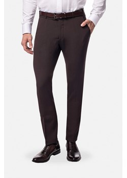 SPODNIE CLASSIC TRECATE 318 BRĄZOWE Z WEŁNĄ ze sklepu Recman w kategorii Spodnie męskie - zdjęcie 187690183