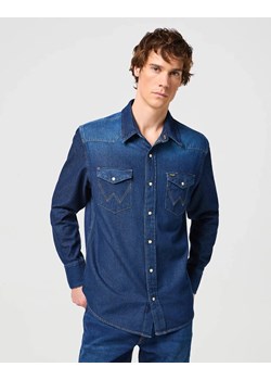 MESKA KOSZULA JEANSOWA WRANGLER 27MW DARK STONE 112341088 ze sklepu YouNeedit.pl w kategorii Koszule męskie - zdjęcie 187690981