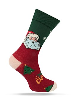 Świąteczne Skarpetki - Alties - Mikołaj, Merry Christmas SKALTS0164MIKOLAJgwiazdki ze sklepu JegoSzafa.pl w kategorii Skarpetki męskie - zdjęcie 187691483