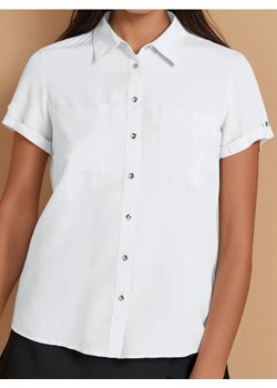 Sinsay - Wiskozowa koszula - biały ze sklepu Sinsay w kategorii Koszule damskie - zdjęcie 187691923