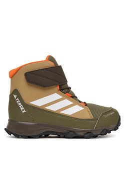 adidas Trekkingi Terrex Snow Cw JR4189 Brązowy ze sklepu MODIVO w kategorii Buty trekkingowe dziecięce - zdjęcie 187692403