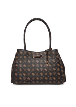 Guess Torebka Carrie Logo HWGP98 98220 Brązowy ze sklepu MODIVO w kategorii Torby Shopper bag - zdjęcie 187692414