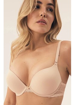 Esotiq gładki biustonosz push-up z odpinanymi ramiączkami beżowy Kala 37696-80X, Kolor beżowy, Rozmiar 65B, Esotiq ze sklepu Primodo w kategorii Biustonosze - zdjęcie 187693191