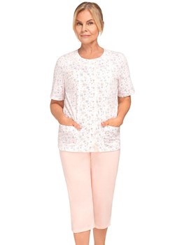 Bawełnian piżama damska dwuczęściowa Maria I 200 33, Kolor ecru-beżowy, Rozmiar M, MARTEL ze sklepu Primodo w kategorii Piżamy damskie - zdjęcie 187693284