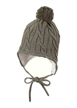 Sterntaler Czapka w kolorze khaki z wiązaniem ze sklepu Limango Polska w kategorii Czapki dziecięce - zdjęcie 187693483