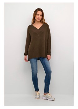 CULTURE Sweter w kolorze brązowym ze sklepu Limango Polska w kategorii Swetry damskie - zdjęcie 187693621