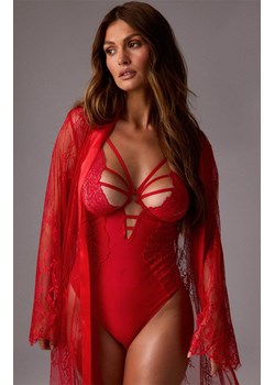 Marilyn koronkowe body czerwone Justin, Kolor czerwony, Rozmiar 36, Marilyn ze sklepu Intymna w kategorii Body damskie - zdjęcie 187693861