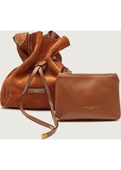 GIANNI CHIARINI Worek + saszetka SIENNA | zamsz ze sklepu Gomez Fashion Store w kategorii Torebki worki - zdjęcie 187694384