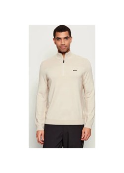 BOSS GREEN Sweter KN_Momentum-X QZ | Regular Fit | z dodatkiem wełny ze sklepu Gomez Fashion Store w kategorii Swetry męskie - zdjęcie 187694471