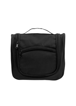 Czarna kosmetyczka 26x23x8cm ze sklepu Słoń Torbalski w kategorii Kosmetyczki męskie - zdjęcie 187694874