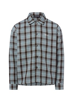 PEGADOR Męska koszula casual - Rupit Mężczyźni Comfort Fit jasnoniebieski w kratkę ze sklepu vangraaf w kategorii Koszule męskie - zdjęcie 187695133