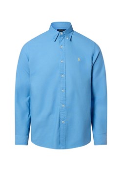Polo Ralph Lauren Męska koszula casual Mężczyźni Regular Fit Bawełna indygo jednolity ze sklepu vangraaf w kategorii Koszule męskie - zdjęcie 187695162