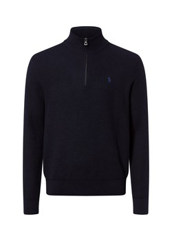 Polo Ralph Lauren Troyer męski Mężczyźni Bawełna granatowy jednolity ze sklepu vangraaf w kategorii Swetry męskie - zdjęcie 187695163