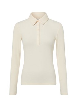 Opus Damska koszulka z długim rękawem - Sulona Kobiety écru jednolity ze sklepu vangraaf w kategorii Bluzki damskie - zdjęcie 187695172
