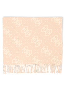 GUESS Damski szalik z dzianiny Kobiety Sztuczne włókno beżowy wzorzysty ze sklepu vangraaf w kategorii Szaliki i chusty damskie - zdjęcie 187695220