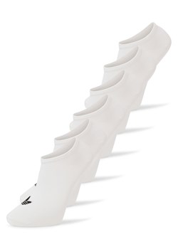 adidas Originals Damskie skarpetki do trampek w 6-paku Kobiety biały jednolity ze sklepu vangraaf w kategorii Skarpetki damskie - zdjęcie 187695224