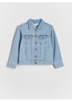 Reserved - Denimowa kurtka - niebieski ze sklepu Reserved w kategorii Kurtki dziewczęce - zdjęcie 187695282