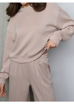 Sinsay - Bluza crewneck basic - beżowy ze sklepu Sinsay w kategorii Bluzy damskie - zdjęcie 187696101