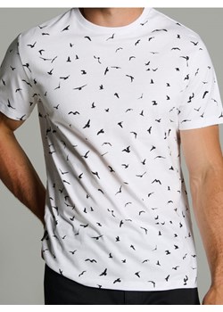 Sinsay - Koszulka z krótkim rękawem - biały ze sklepu Sinsay w kategorii T-shirty męskie - zdjęcie 187696180