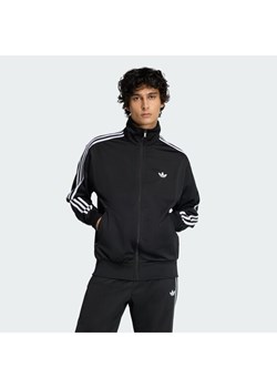 adidas Bluza Firebird KD8312 Czarny Loose Fit ze sklepu MODIVO w kategorii Bluzy męskie - zdjęcie 187696260