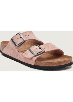 Birkenstock Klapki Arizona LEVE| narrow fit | zamsz ze sklepu Gomez Fashion Store w kategorii Klapki damskie - zdjęcie 187696871