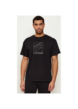 Plein Sport T-shirt Scratch Logo | Loose fit ze sklepu Gomez Fashion Store w kategorii T-shirty męskie - zdjęcie 187696923