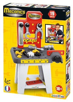 écoiffier Stół warsztatowy z akcesoriami - 18 m+ ze sklepu Limango Polska w kategorii Zabawki - zdjęcie 187698661