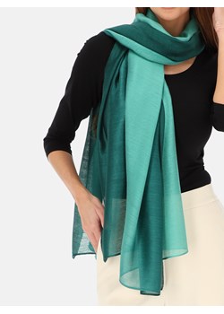 Morski szal jedwabno-bawełniany ombre Potis & Verso ze sklepu Eye For Fashion w kategorii Szaliki i chusty damskie - zdjęcie 187698724