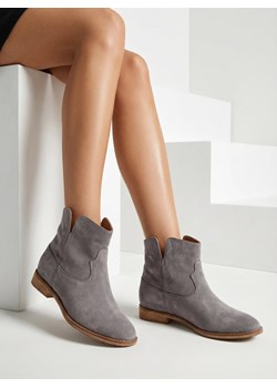 Royalfashion Botki a'la kowbojki na krytym koturnie Blueston ze sklepu royalfashion.pl w kategorii Botki - zdjęcie 187698983