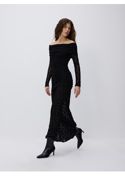 Reserved - Strukturalna sukienka maxi - czarny ze sklepu Reserved w kategorii Sukienki - zdjęcie 187699380