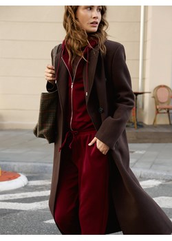 Reserved - Oversizowa bluza - bordowy ze sklepu Reserved w kategorii Bluzy damskie - zdjęcie 187699471