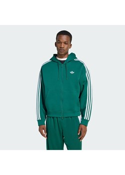 adidas Bluza adicolor Spacer KD4085 Zielony Loose Fit ze sklepu MODIVO w kategorii Bluzy męskie - zdjęcie 187699633