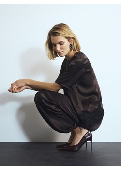 Reserved - Czółenka na szpilce - mahoniowy ze sklepu Reserved w kategorii Czółenka - zdjęcie 187699892