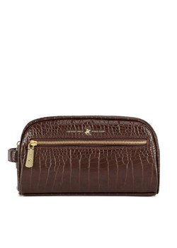 Kosmetyczka Beverly Hills Polo Club BHPC-W1-001-AW24 Brązowy ze sklepu eobuwie.pl w kategorii Kosmetyczki - zdjęcie 187700310