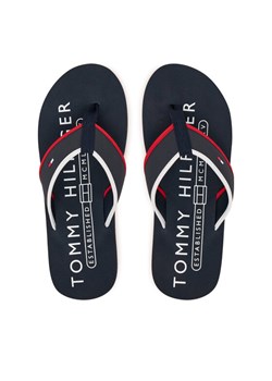 Tommy Hilfiger Japonki Tumble Beach Sandal FM0FM05710 Granatowy ze sklepu MODIVO w kategorii Klapki męskie - zdjęcie 187700360