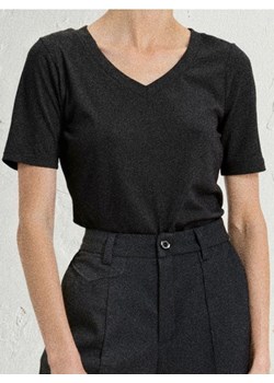 Sinsay - Koszulka z dekoltem V - czarny ze sklepu Sinsay w kategorii Bluzki damskie - zdjęcie 187700632