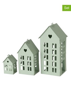 Boltze Lampiony (3 szt.) &quot;Alamo&quot; w kolorze miętowym ze sklepu Limango Polska w kategorii Świeczniki - zdjęcie 187700680