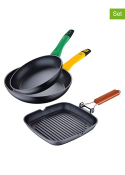 Benetton Patelnie (3 szt.) w różnych kolorach ze sklepu Limango Polska w kategorii Garnki - zdjęcie 187700781