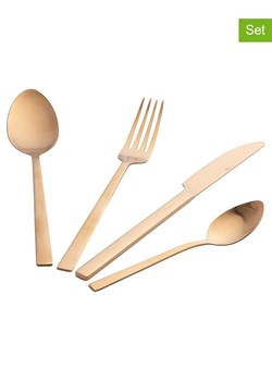 Villa d´Este 24-częściowy zestaw sztućców &quot;Lexington&quot; w kolorze złotym ze sklepu Limango Polska w kategorii Sztućce - zdjęcie 187700802