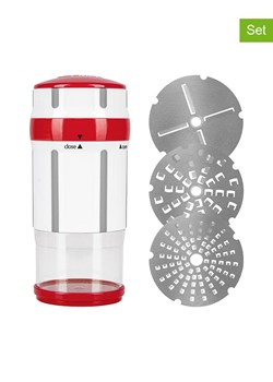 Genius 6-częściowy zestaw &quot;Nicer Dicer Maestro&quot; w kolorze czerwono-białym ze sklepu Limango Polska w kategorii Akcesoria kuchenne - zdjęcie 187700863