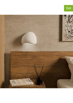 Opviq Lampy ścienne (2 szt.) w kolorze białym - 26 x 23 cm ze sklepu Limango Polska w kategorii Oświetlenie - zdjęcie 187700890