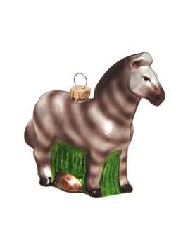 Krebs Glas Lauscha Ozdoba choinkowa w kolorze jasnobrązowo-szarym - wys. 9 cm ze sklepu Limango Polska w kategorii Dekoracje bożonarodzeniowe - zdjęcie 187700923