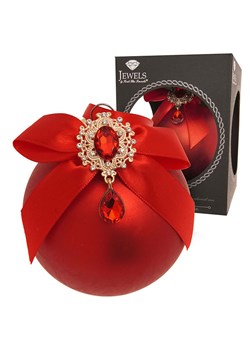 Krebs Glas Lauscha Bombka w kolorze czerwonym - Ø 8 cm ze sklepu Limango Polska w kategorii Dekoracje bożonarodzeniowe - zdjęcie 187700930