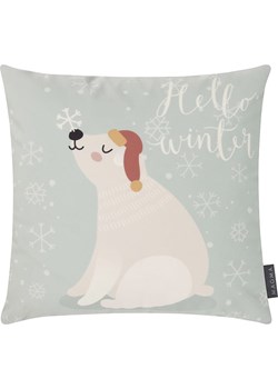 Magma Heimtex Poduszka &quot;Eisbär&quot; w kolorze błękitnym - 40 x 40 cm ze sklepu Limango Polska w kategorii Poduszki dekoracyjne - zdjęcie 187701411