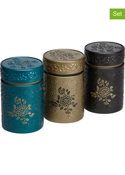 Eigenart Puszki (3 szt.) w kolorze czarnym, złotym i morskim na herbatę - 150 g ze sklepu Limango Polska w kategorii Dzbanki i zaparzacze - zdjęcie 187701643