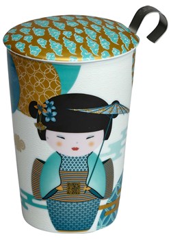 Eigenart Kubek &quot;Teaeve - New Little Geisha&quot; w kolorze morskim do herbaty - 350 ml ze sklepu Limango Polska w kategorii Dzbanki i zaparzacze - zdjęcie 187701654