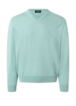 Maerz Muenchen Wełniany sweter w kolorze błękitnym ze sklepu Limango Polska w kategorii Swetry męskie - zdjęcie 187701862